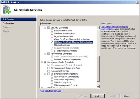 iis 7.5 smart card authentication|iis certification mapping authentication.